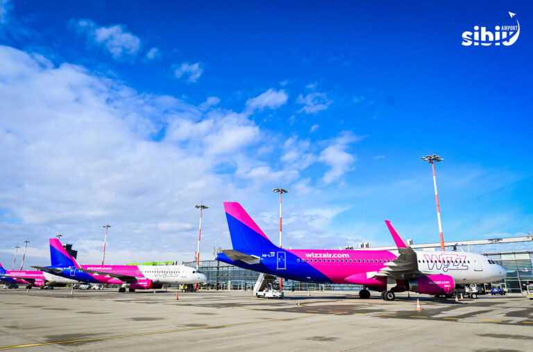 Wizz Air va reduce numărul de zboruri de pe Aeroportul Internațional Sibiu din vara lui 2026, renunțând la trei rute existente