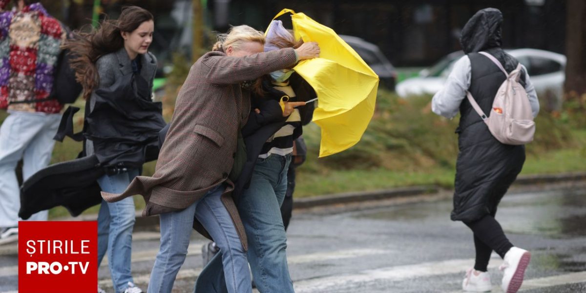 Vântul și ploile aduc vești proaste pentru următoarele zile România se pregătește pentru o perioadă cu vreme capricioasă, marcată de intensificări ale vântului și ploi consistente