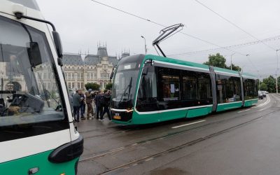 Iași: Noi tramvaie și autobuze electrice, verificate de Paște