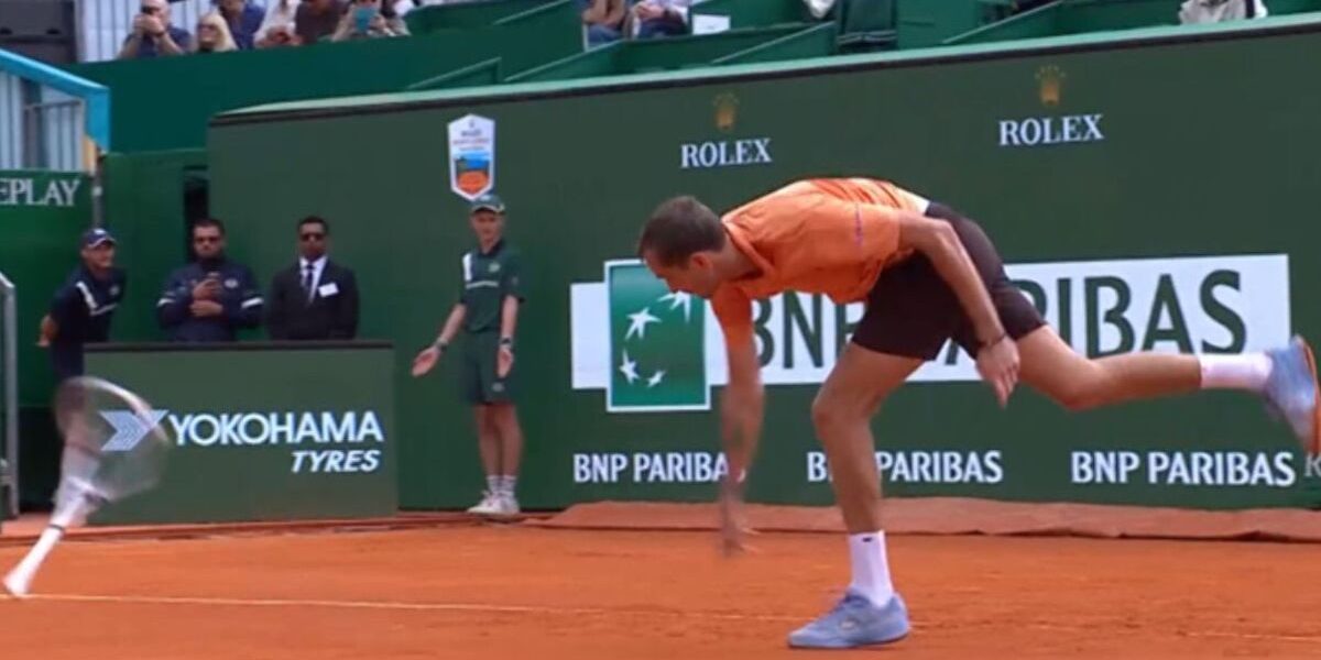 DANIIL MEDVEDEV, ÎNFRÂNGERE UMIILITOARE LA MONTE CARLO: ȘAPTE RĂZBOIALE CU RACHETA ȘI UN „BAGEL” TENIS