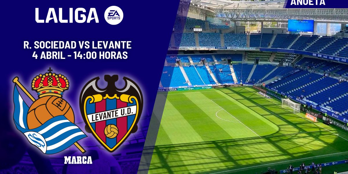 Real Sociedad și Levante se confruntă într-un meci crucial pentru ambițiile europene și, respectiv, menținerea în La Liga SAN SEBASTIÁN – Echipele Real Sociedad și Levante se vor înfrunta într-un meci cu miză, sâmbătă, pe terenul din San Sebastián