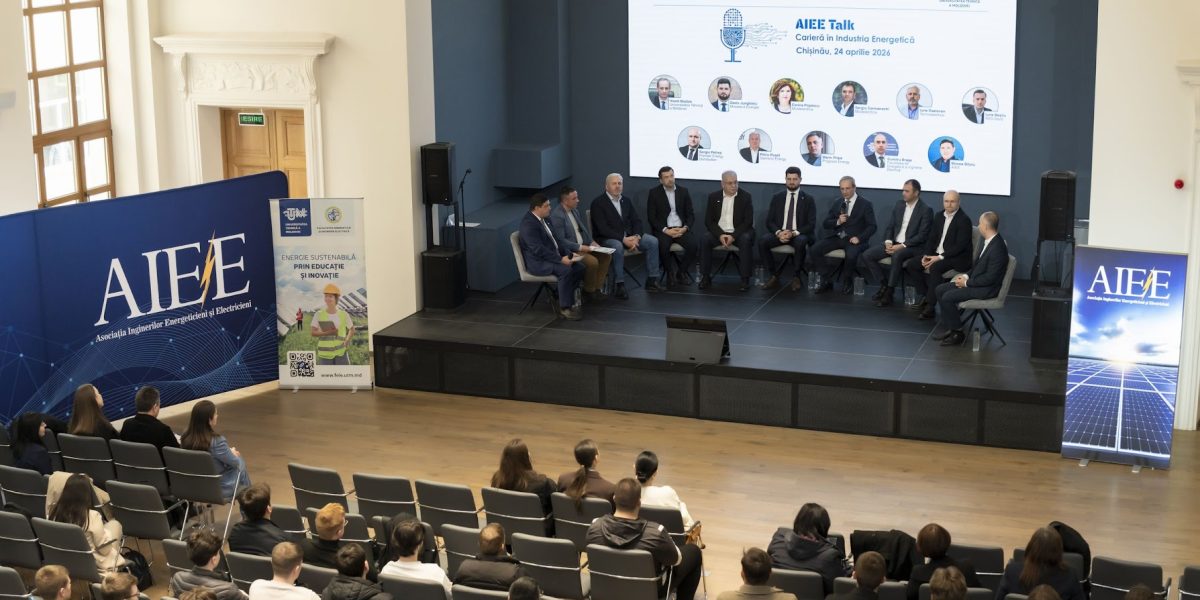 Energie spre viitor: AIEE Talk, dezbateri despre cariere în industria energetică la Chișinău