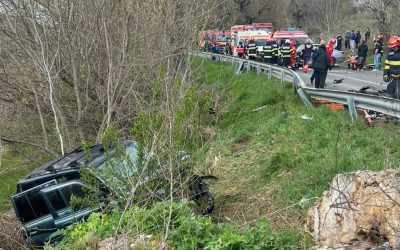 Accident GRAV în Sibiu: Cinci victime, între care doi adolescenți, la spital
