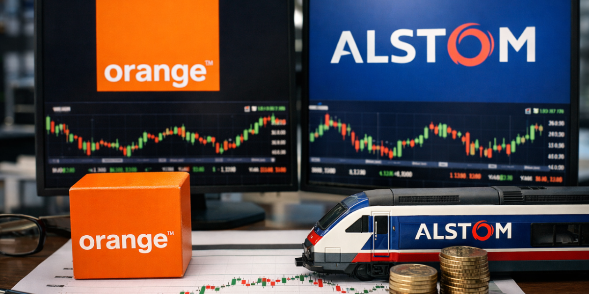 Alstom et Orange : les deux actions du CAC 40 les plus déterminantes aujourd’hui
