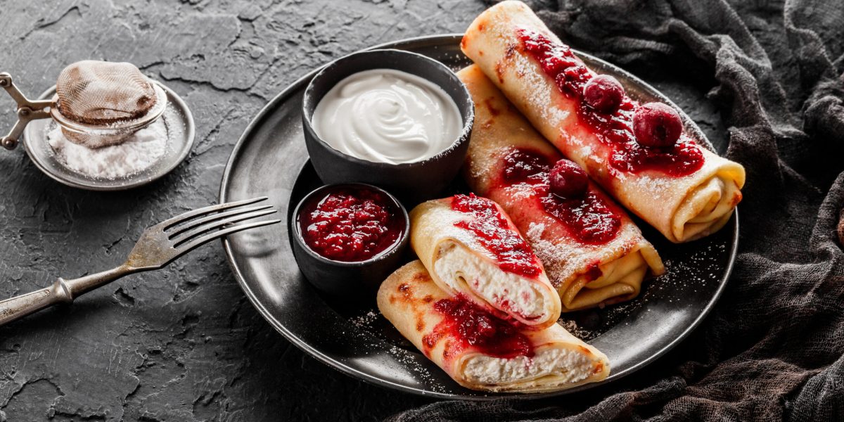 Clătite pufoase la cuptor, cu brânză de vaci: Desertul perfect de Paște