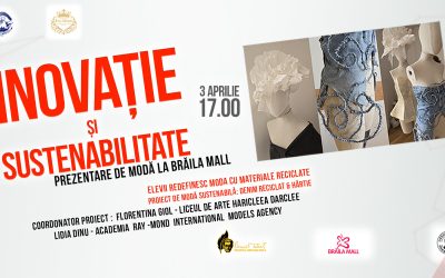 Sustenabilitate și creativitate: Brăila Mall găzduiește o defilare de modă realizată de elevi BRĂILA – Un eveniment dedicat modei sustenabile va avea loc vineri, 3 aprilie, începând cu ora 17:00, în zona Cinema City din Brăila Mall