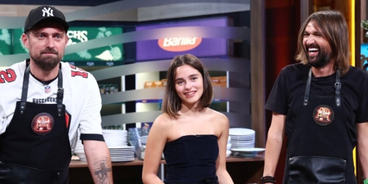 Ce frumoasă e fiica lui Gabi Tamaș! Cei doi apar alături de Dan Alexa la „Chefi la cuțite”