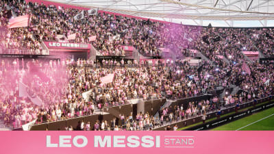 Inter Miami CF Unveils Leo Messi Stand at Nu Stadium