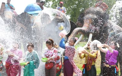 Laos: Sărbătoare tradițională, cu veselie și culoare, marchează Anul Nou