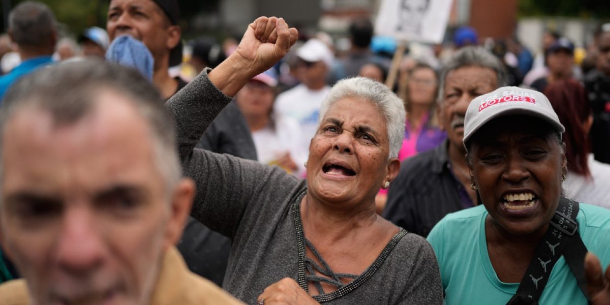 Manifestație în Venezuela: Ziua mulțumirii pentru SUA. Cererea, însă, continuă