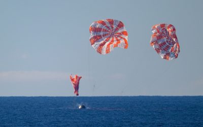 Orion a revenit: Aterizare spectaculoasă în Pacific, misiunea Artemis II, record stabilit