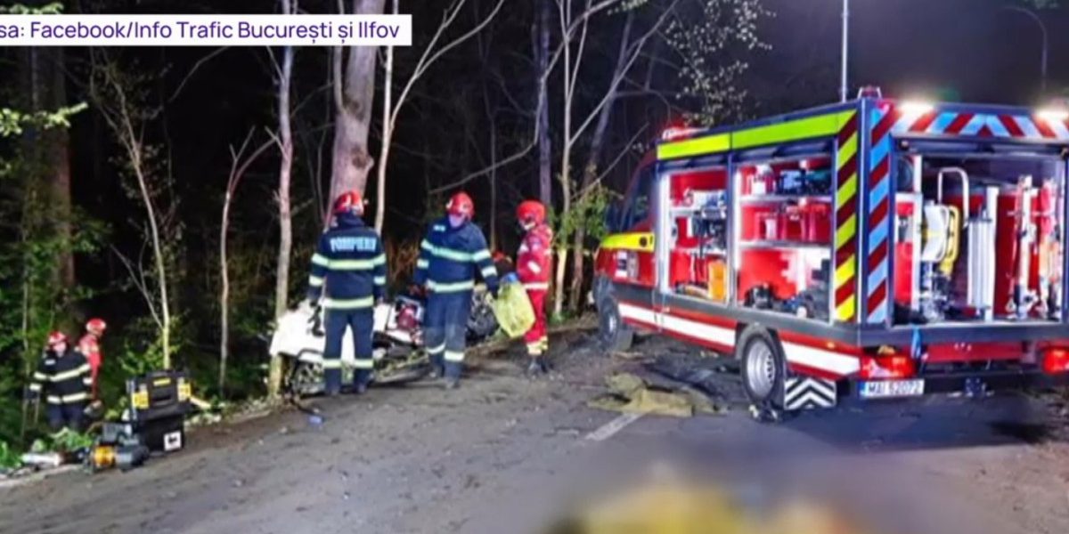Doi tineri de 20 de ani, morți într-un accident cumplit la Ciolpani