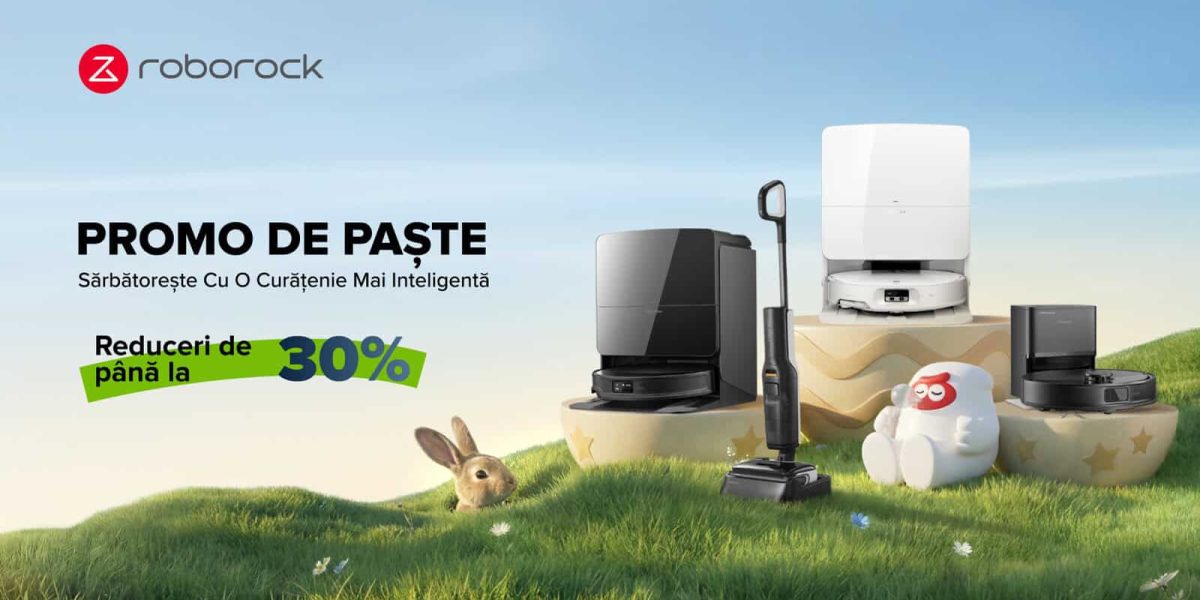 Promoții robovac de paște: Unde găsești reduceri la aspiratoarele inteligente