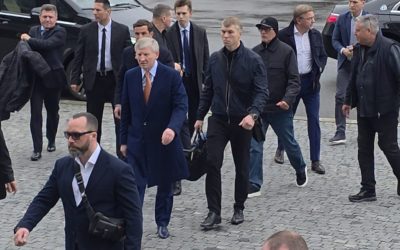 Ahmetov, miliardarul ucrainean, la București pentru Lucescu. Gest emoționant