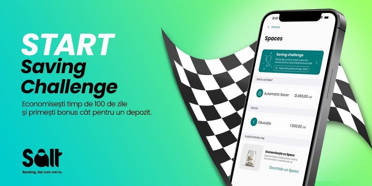 Salt bank, doi ani de existență: Provocare de economii cu bonusuri zilnice