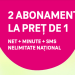 Telekom România, ultima ofertă: 2 abonamente nelimitate la preț de 1