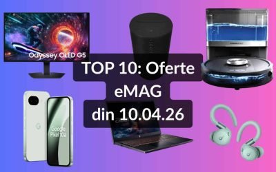 EMAG, ziua ofertelor: Căști Anker, telefon mid-range Android, boxă Sonos