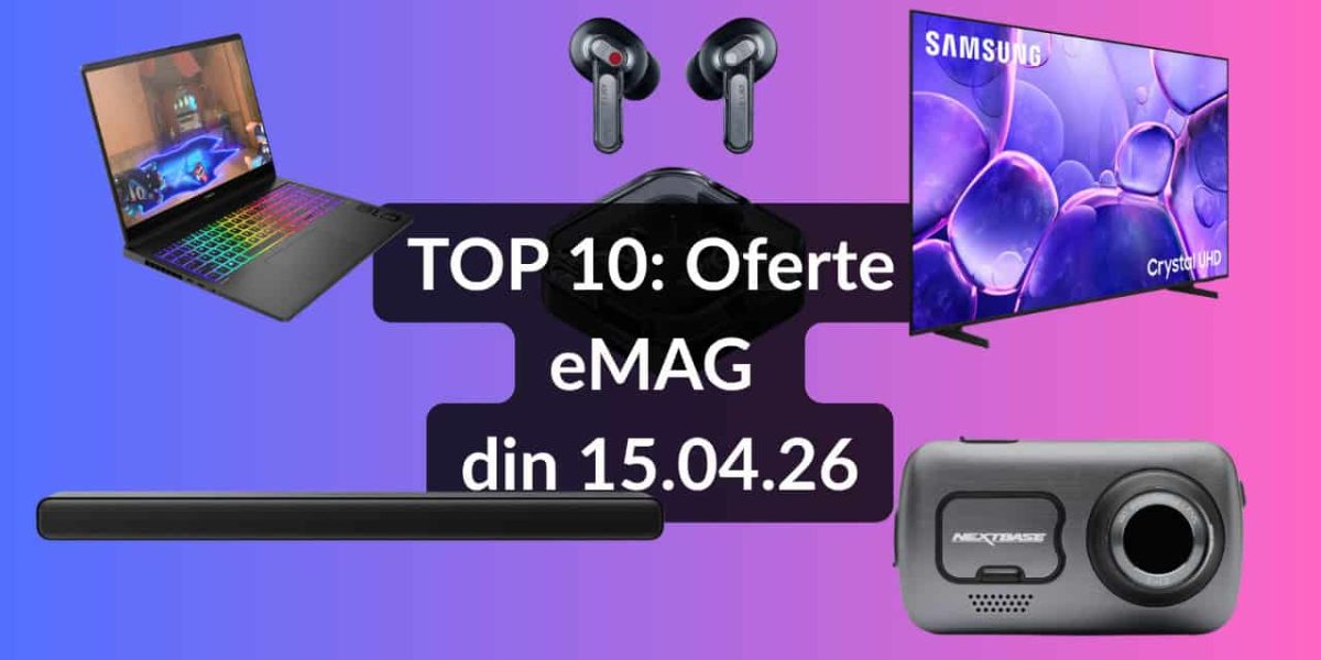 EMAG: Soundbar TCL cu Dolby Atmos, TV Samsung uriaș și DVR Nextbase la PREȚ REDUS pe 15 aprilie