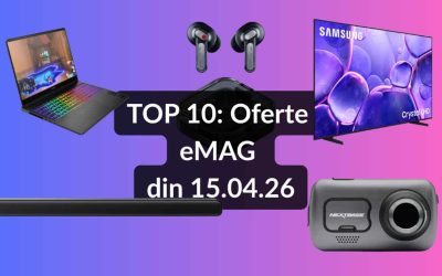 EMAG: Soundbar TCL cu Dolby Atmos, TV Samsung uriaș și DVR Nextbase la PREȚ REDUS pe 15 aprilie
