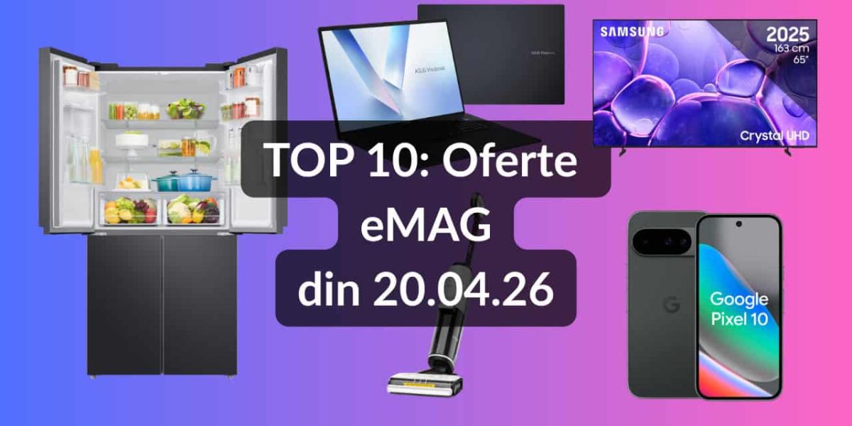EMAG Anunță: Reduceri Șoc la TV Samsung, Telefon Rapid ȘI Aspirator Inteligent