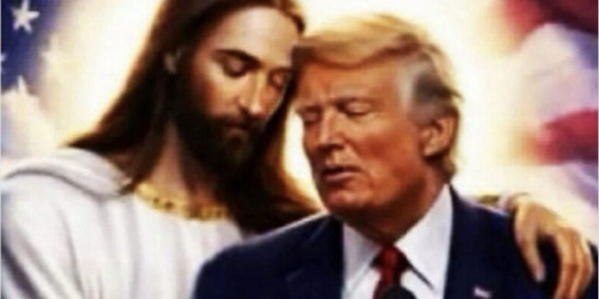Iisus îl „îmbrățișează” pe Donald Trump: Fotografie AI, distribuită de președintele SUA