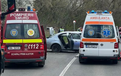 Accident GRAV la ieșirea din Mediaș spre Moșna: Mai multe victime!