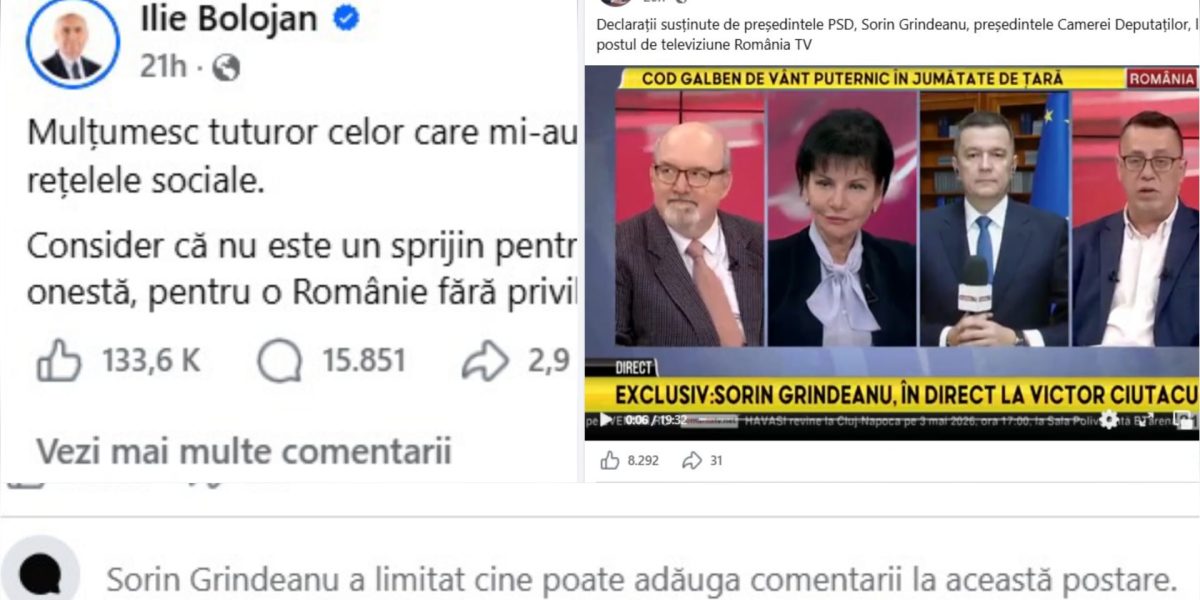 Bolojan, liber la comentarii, Grindeanu blochează. Reacții aprinse