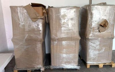 Giurgiu: Un transport uriaș de tutun ilegal, confiscat de autorități