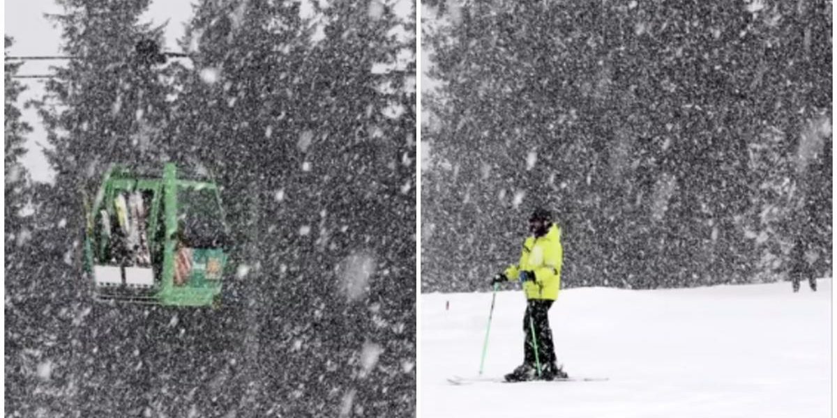 A nins ca-n decembrie în munți: Turiștii, nedumeriți de Paște sau Crăciun?