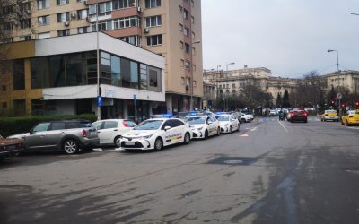 Controale Poliție la SALA PALATULUI: Parcări ilegale și rezervări pe bani verificațe