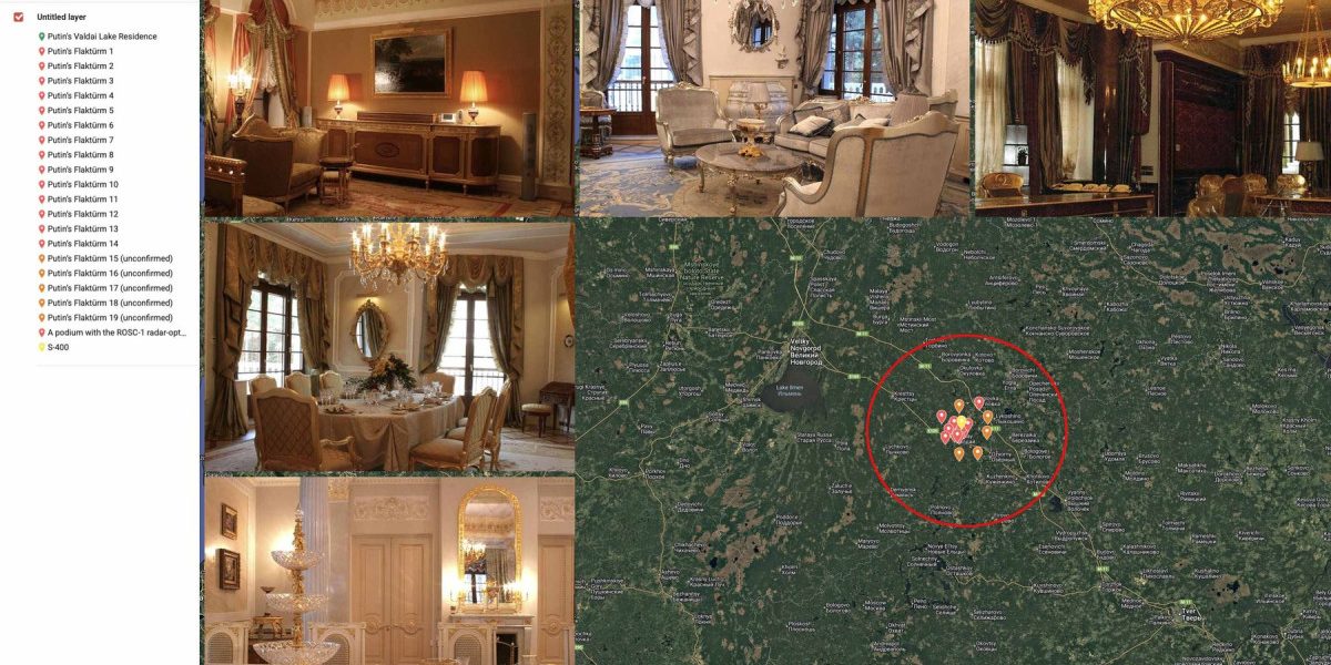 Putin își blindă vila: Șapte turnuri antiaeriene la Valdai