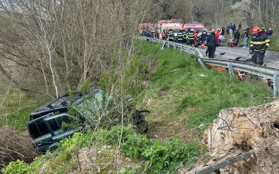 Accident grav în Sibiu: Planul Roșu, activat pe un drum județean