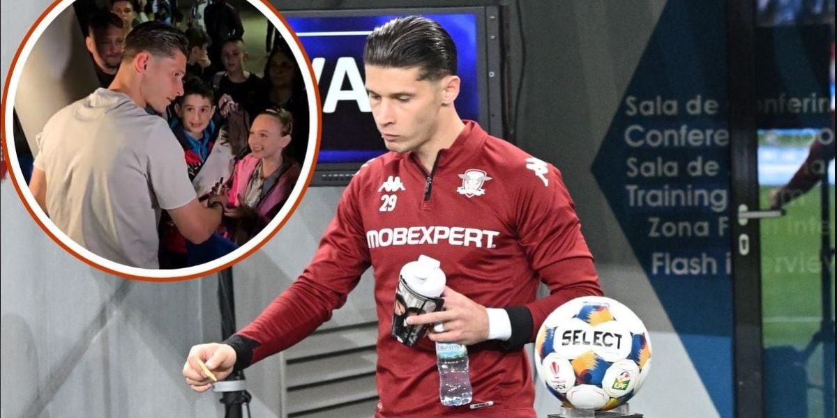 Dobre, gest emoționant după U Craiova – Rapid 1-0. Ce a făcut fotbalistul