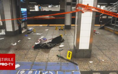 Atac sângeros la metroul din New York: Maceta și focuri de armă, trei răniți