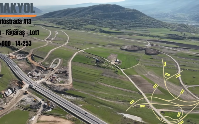 A13 Sibiu – Făgăraș: Cum avansează gigantul nod rutier din România