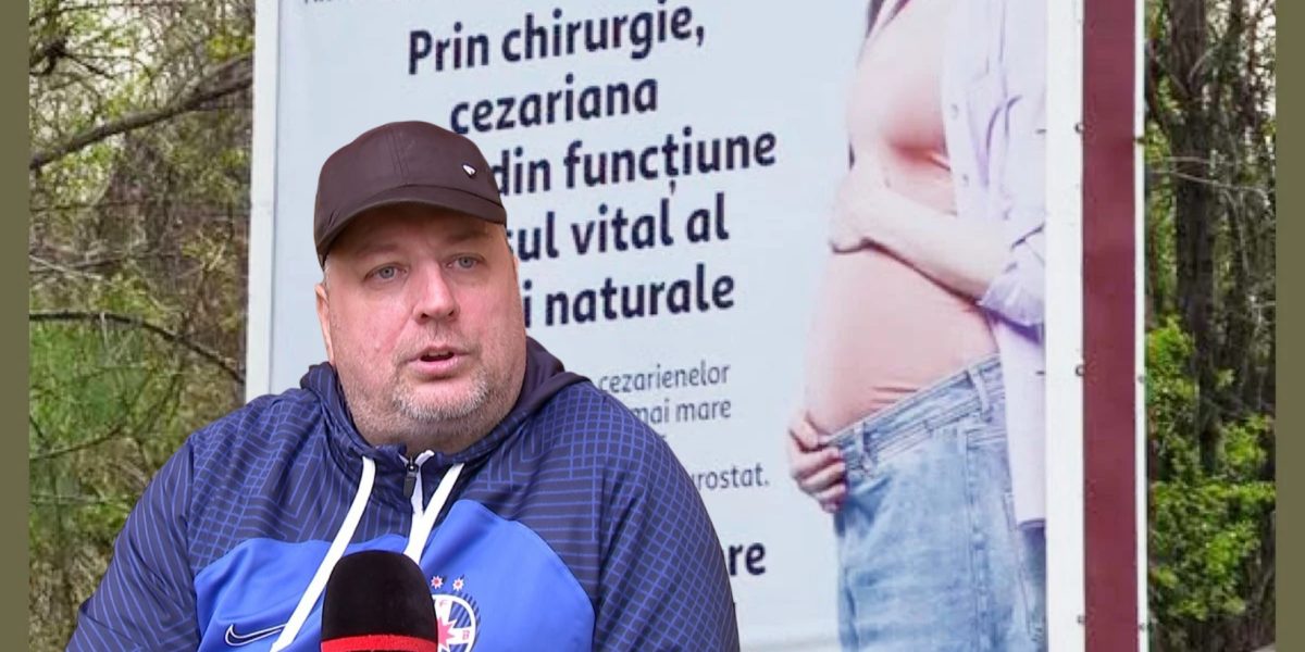 Crainicul FCSB, prins în scandal. Florin Ghencea și panourile anti-cezariană din București