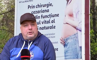 Crainicul FCSB, prins în scandal. Florin Ghencea și panourile anti-cezariană din București