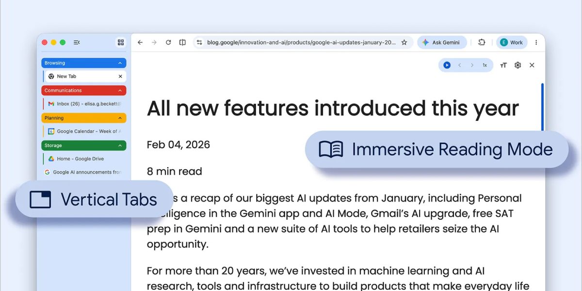 Google lansează noi funcții pentru Chrome, menite să îmbunătățească experiența de navigare Începând de astăzi, Google implementează două funcții noi pentru browserul Chrome, concepute pentru a spori productivitatea utilizatorilor