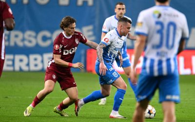 Meci tensionat la Craiova: Universitatea și CFR Cluj se duelează pentru puncte vitale A început duelul de pe stadionul din Craiova, unde Universitatea și CFR Cluj se înfruntă într-un meci crucial pentru ambițiile din play-off