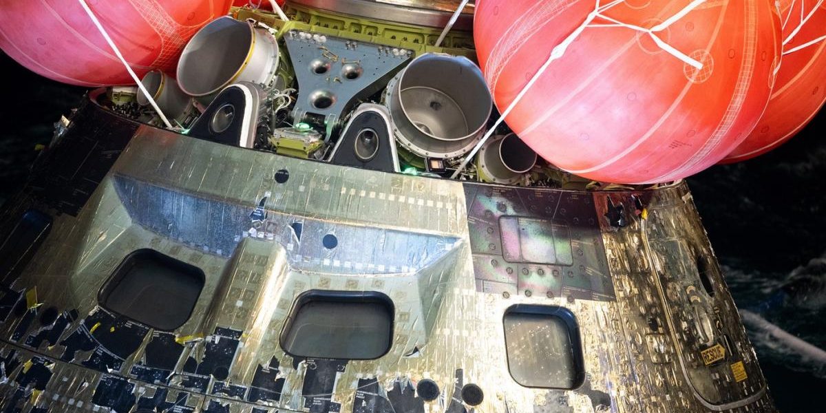 Orion, în flăcări: NASA dezvăluie imaginile capsulei după traversarea atmosferei