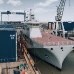 Șantierul Damen din România lansează portavion pentru Marina din Portugalia
