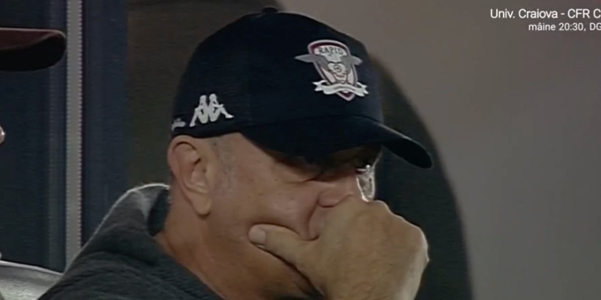 Acționarul majoritar al Rapidului, Dan Șucu, a fost vizibil afectat după înfrângerea suferită de echipa sa pe teren propriu în fața celor de la U Cluj, scor 1-2