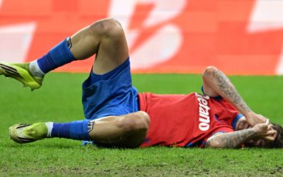 Miculescu, OUT de la FCSB: A urlat de durere cruntă în meciul cu Farul