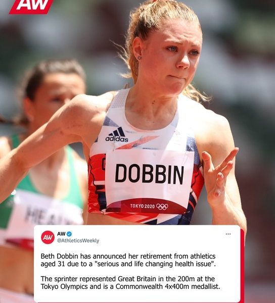 Beth Dobbin, recordmena Scoției, se retrage din atletism din cauza unei probleme de sănătate