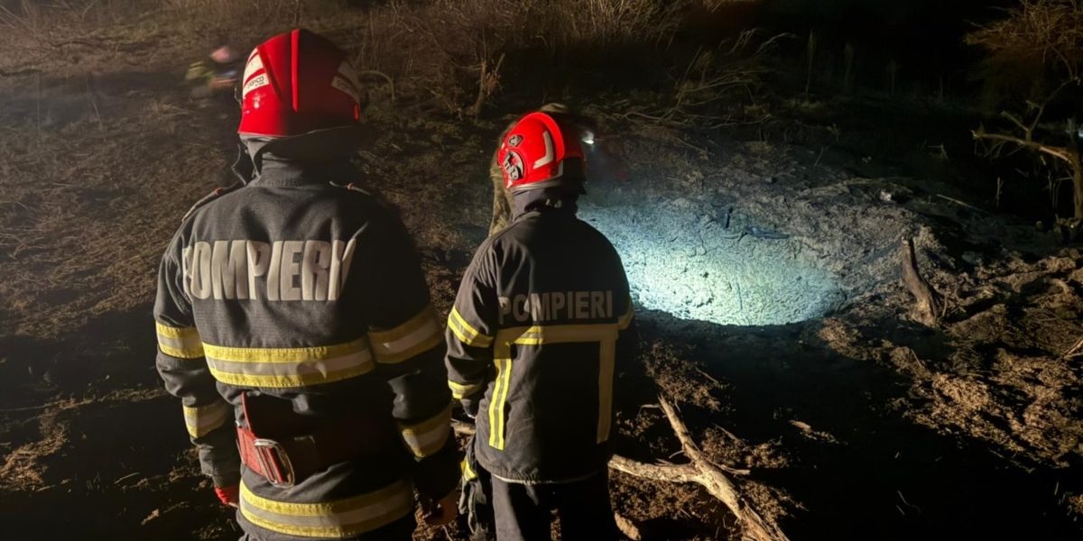 Dronă rusească, prăbușită în județul Tulcea, după atacuri asupra ucrainei