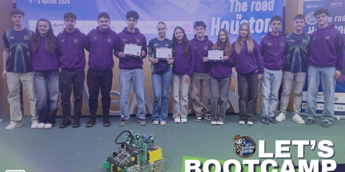 Elevi din Timișoara, pe podiumul mondial la robotică. Merg în SUA după AUR