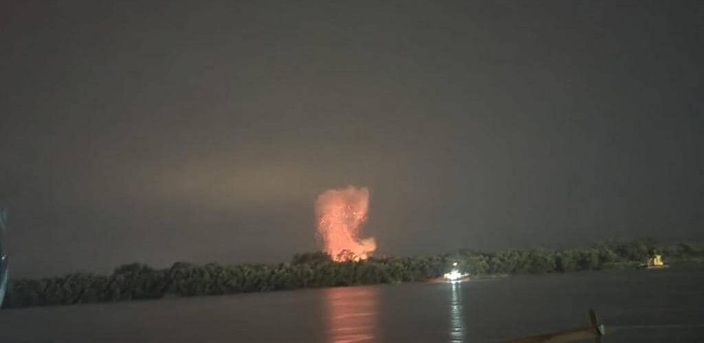 Nou atac RUSESC la Izmail: Navă PANAMEZĂ avariată