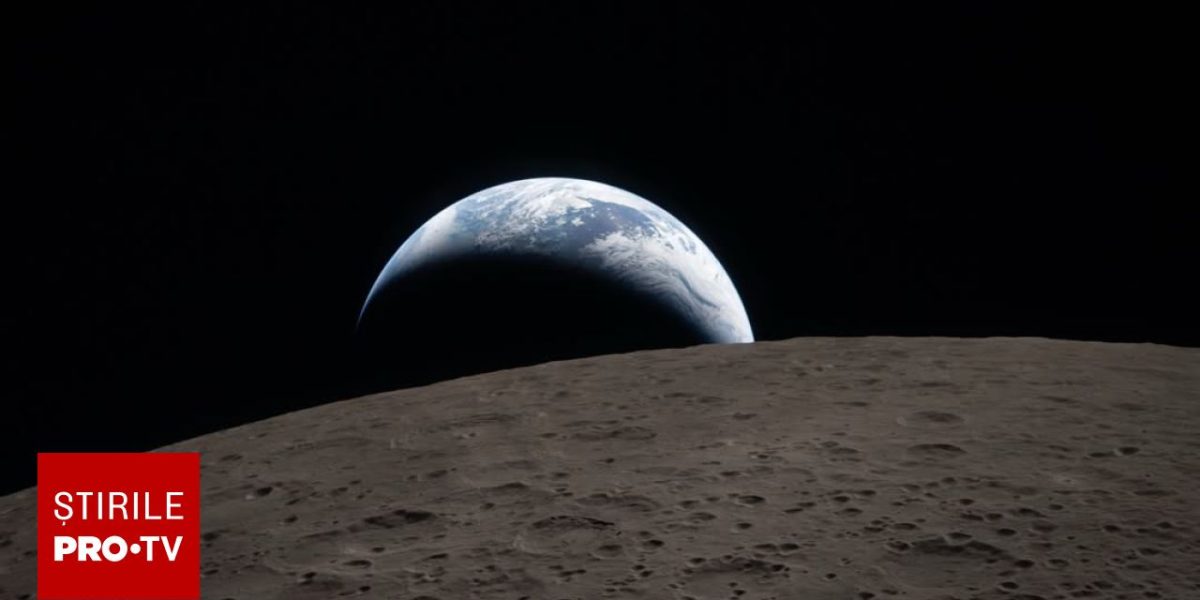 O imagine rară a unui „apus al Pământului” surprinsă de astronauți și o eclipsă solară spectaculoasă, văzută din spațiu, au dat naștere unor amintiri ale celebrei fotografii „Earthrise”, o imagine iconică ce a schimbat modul în care oamenii percep planeta noastră
