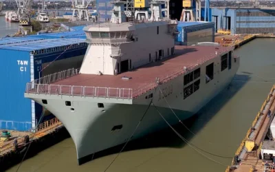 Damen Galați, performanța incredibilă: A construit un portavion