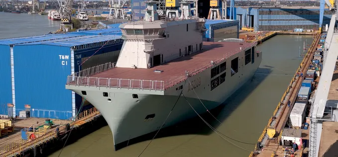 Damen Galați, performanța incredibilă: A construit un portavion